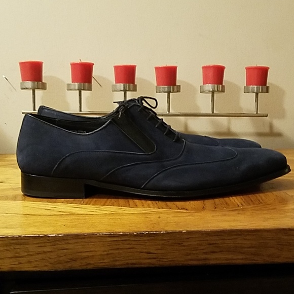 mezlan blue suede shoes